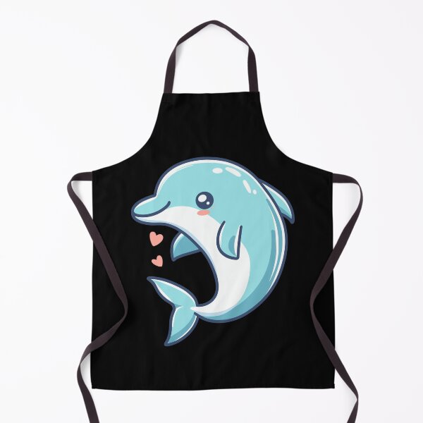 Item preview, Playful Dolphin Cartoon designed and sold by ArtfulWeave.