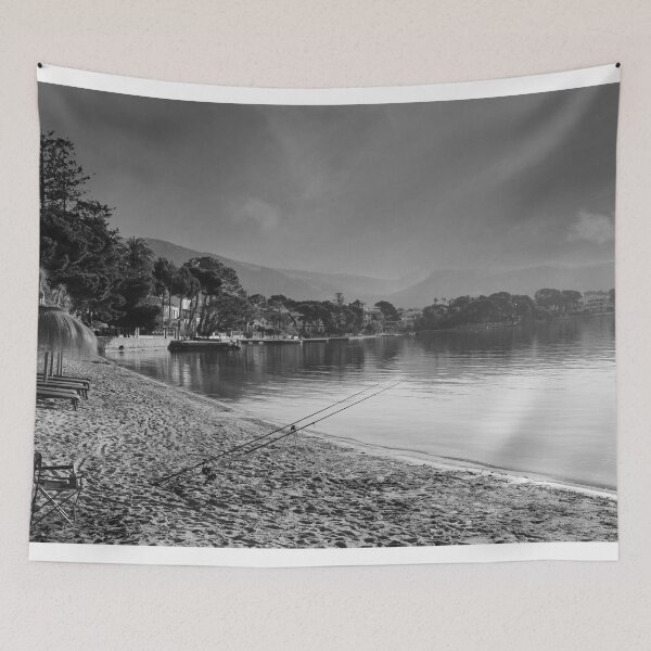 Item preview, Fishing on the Pine Walk Puerto Pollensa Mallorca designed and sold by GG WALL ART.