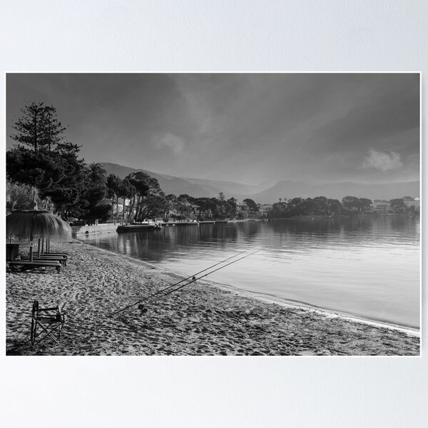 Item preview, Fishing on the Pine Walk Puerto Pollensa Mallorca designed and sold by GG WALL ART.
