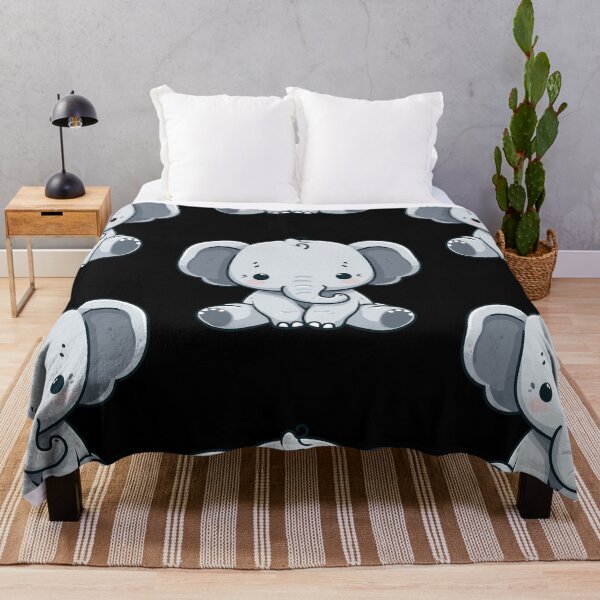 Item preview, Playful Elephant Cartoon designed and sold by ArtfulWeave.