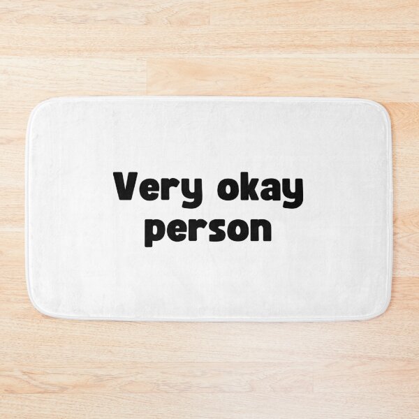 Item preview, Very Okay Person designed and sold by PurpleWay.