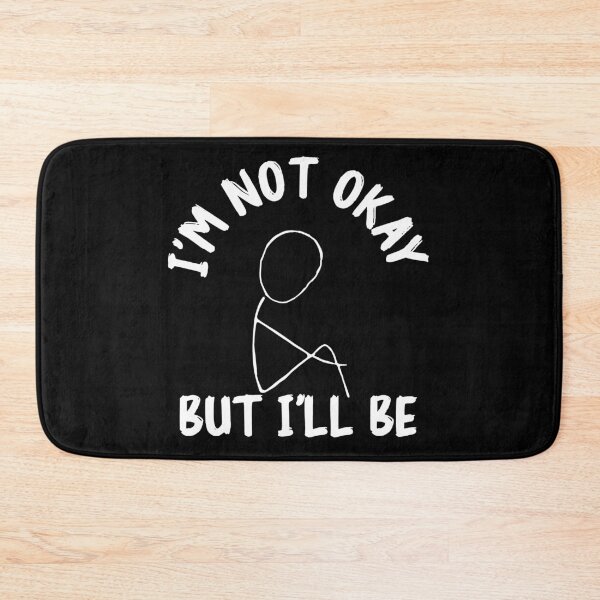Item preview, Not fine quotes: Im down and not okay for sad people designed and sold by The  Knick Knack Nook.