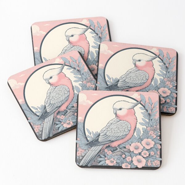 Item preview, Galah bird Australia animal art designed and sold by RubisLeaf.
