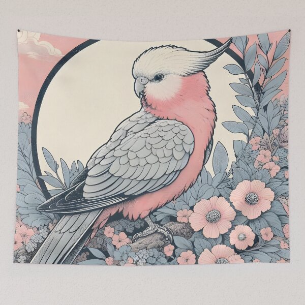 Item preview, Galah bird Australia animal art designed and sold by RubisLeaf.