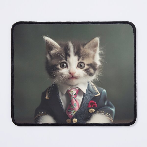 Item preview, Cat - Dressed Cute Animals - Baby Animal Portrait designed and sold by 123animals.