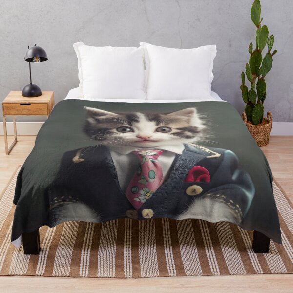 Item preview, Cat - Dressed Cute Animals - Baby Animal Portrait designed and sold by 123animals.