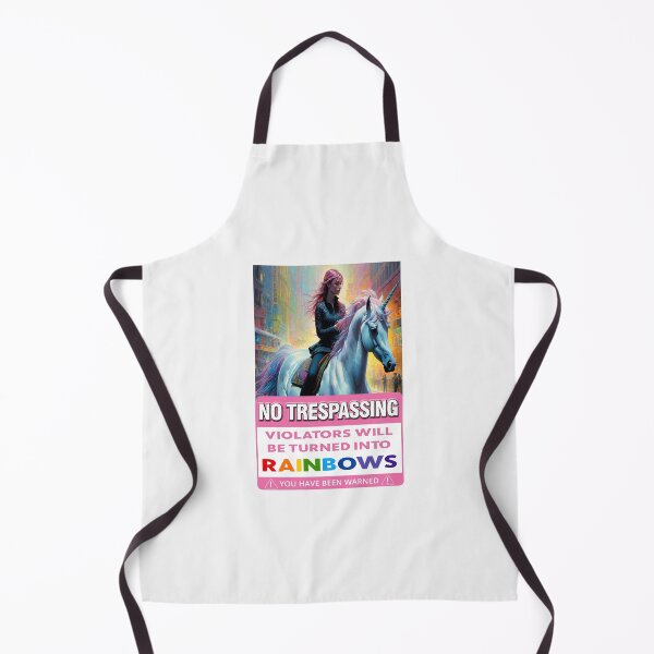 Item preview, No Trespassing; Unicorn; designed and sold by StickerApe.
