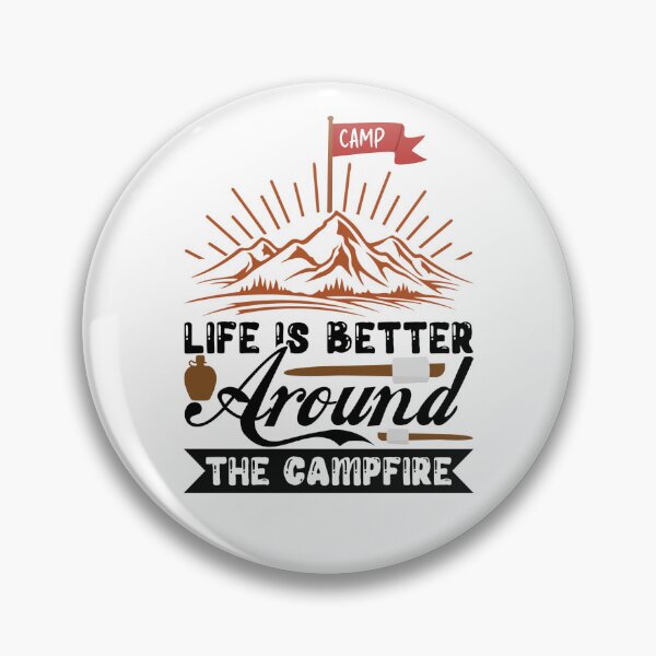 Item preview, Campfire Bliss: Mountains and Marshmallow Moments designed and sold by the-x-designs.