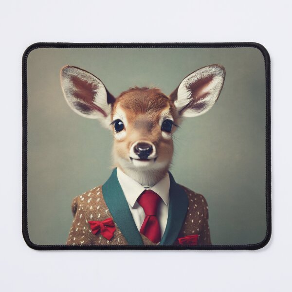 Item preview, Deer - Dressed Cute Animals - Baby Animal Portrait designed and sold by 123animals.
