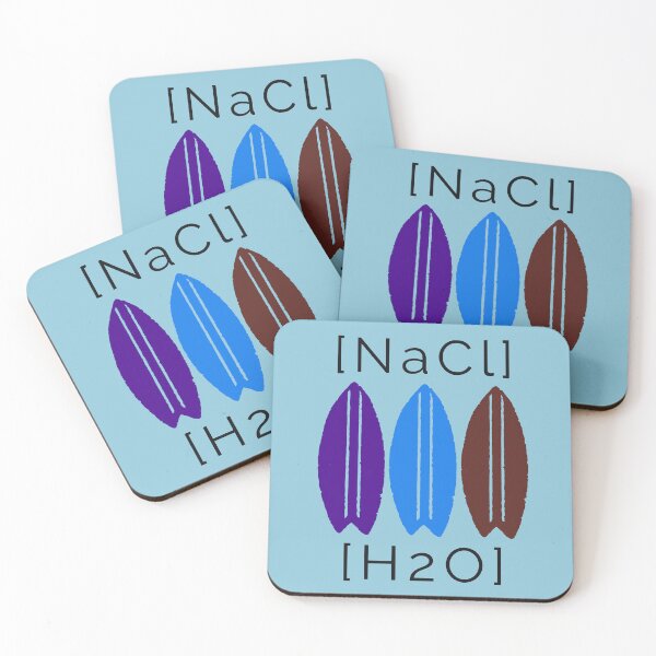 Item preview, surf shirt. NaCl.H2O salt water designed and sold by hitNmiss.