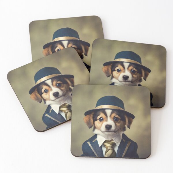 Item preview, Dog - Dressed Cute Animals - Baby Animal Portrait designed and sold by 123animals.