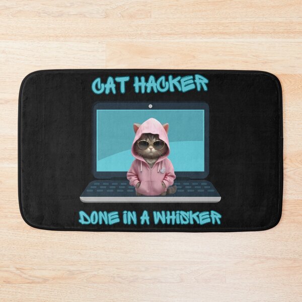 Item preview, hacker cat done in a whisker designed and sold by aledfychan.