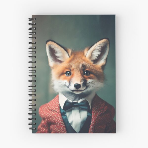 Item preview, Fox - Dressed Cute Animals - Baby Animal Portrait designed and sold by 123animals.