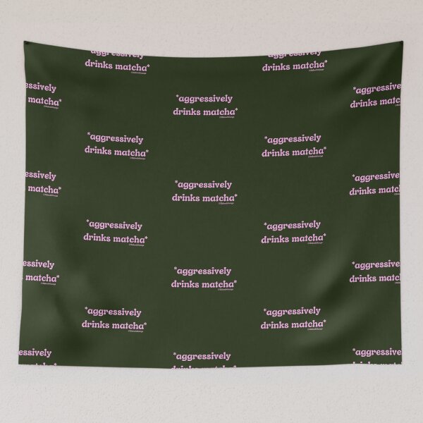 Item preview, Aggressively drinks matcha. v3b | @lilsboobthangs designed and sold by lilsboobthangs.