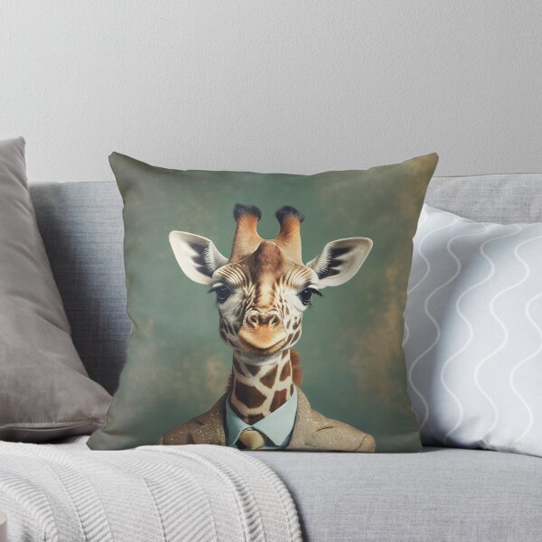 Item preview, Giraffe - Dressed Cute Animals - Baby Animal Portrait designed and sold by 123animals.