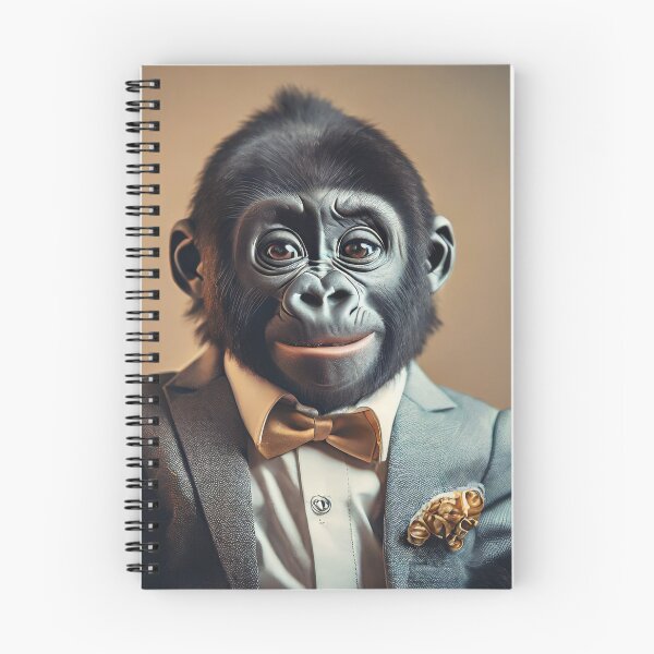 Item preview, Gorilla - Dressed Cute Animals - Baby Animal Portrait designed and sold by 123animals.