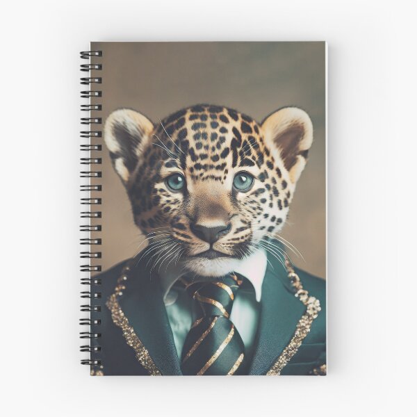 Item preview, Jaguar - Dressed Cute Animals - Baby Animal Portrait designed and sold by 123animals.