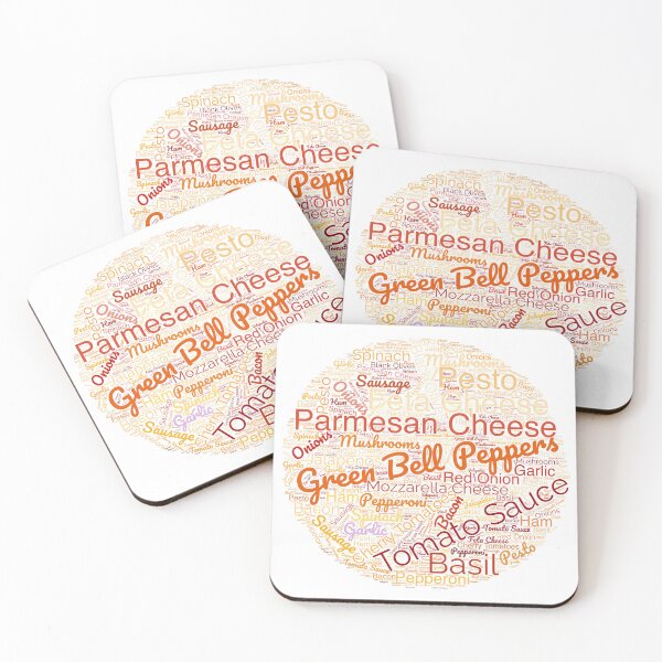 Item preview, Pizza ingredient Word Bubble designed and sold by TheRDA.