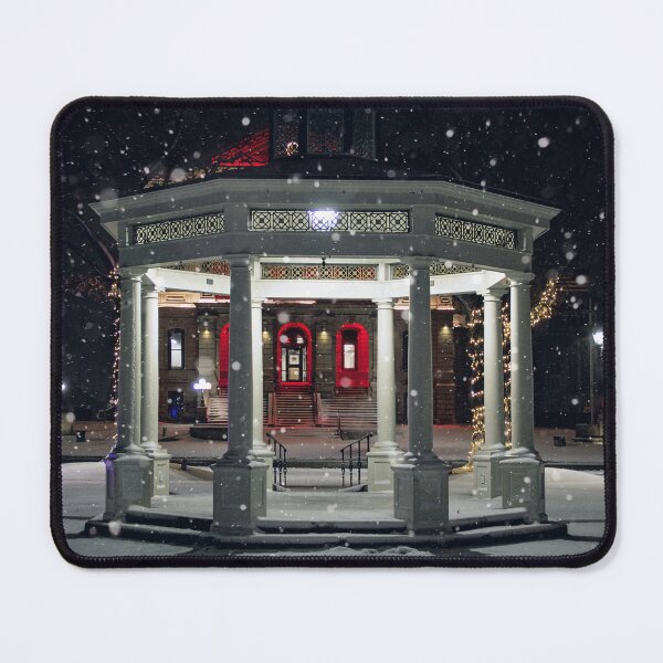 Item preview, Elyria, Ohio, Gazebo in the Snow designed and sold by irishmurr.