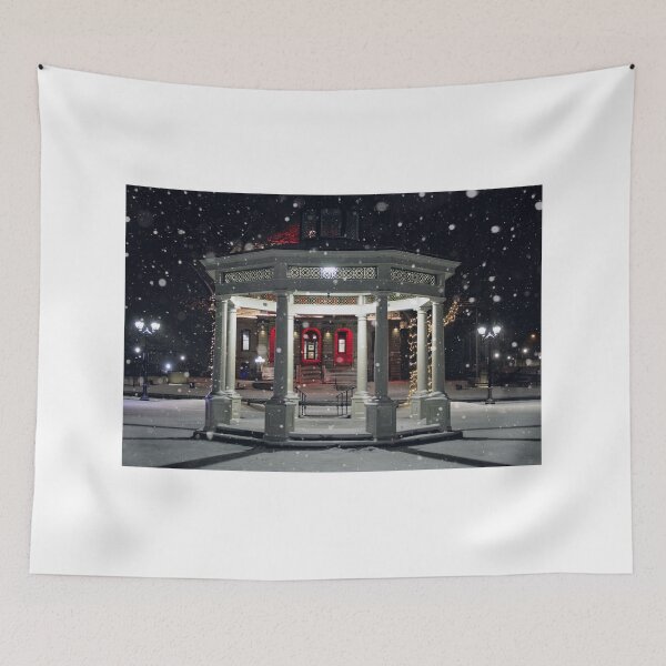 Item preview, Elyria, Ohio, Gazebo in the Snow designed and sold by irishmurr.