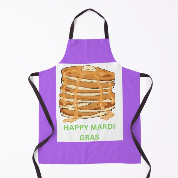 Item preview, happy mardi gras pancakes designed and sold by seahorse crossing.