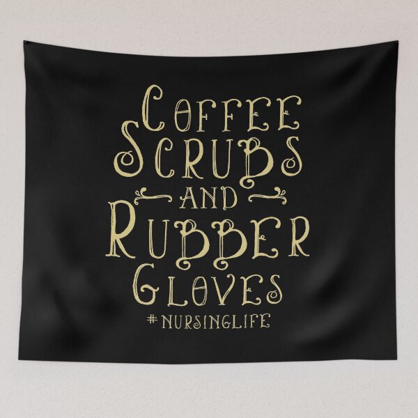 Item preview, Coffee Scrubs and Rubber Gloves  designed and sold by Pricity Designs.