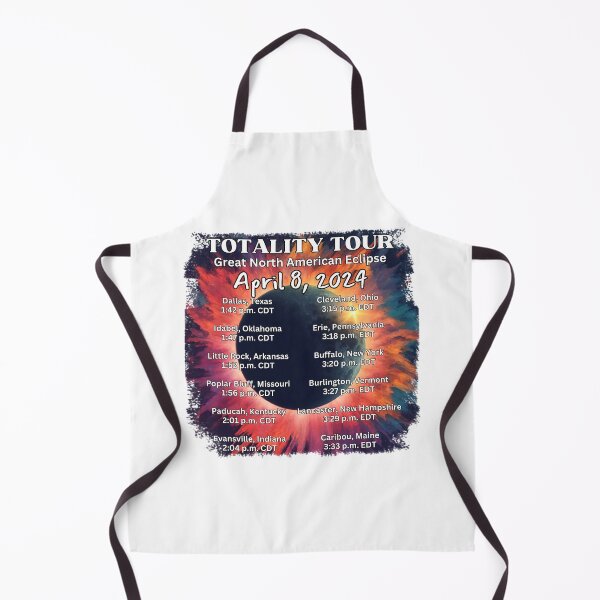 Item preview, Eclipse Map Path of the April 8, 2024 Total Solar Eclipse Official Tour designed and sold by gillys.
