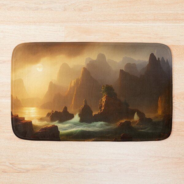 Item preview, Rough seas with a low sun designed and sold by LordFalcon.