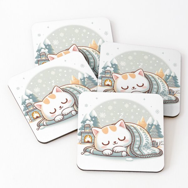 Item preview, Cute Cat in Winter designed and sold by StardustShinnie.