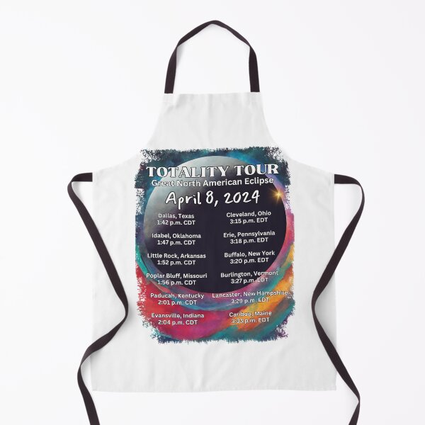 Item preview, Eclipse Map Path of the April 8, 2024 Total Solar Eclipse Official Tour designed and sold by gillys.