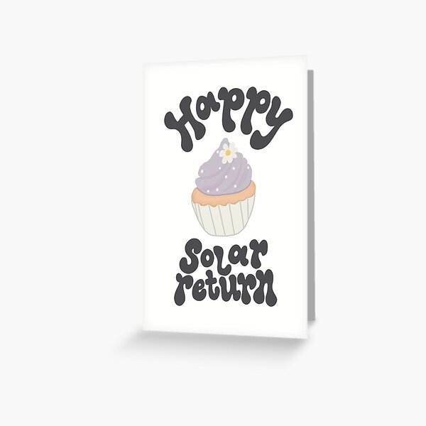 Item preview, Happy Solar Return Cupcake Lettering | Birthday designed and sold by isamii.