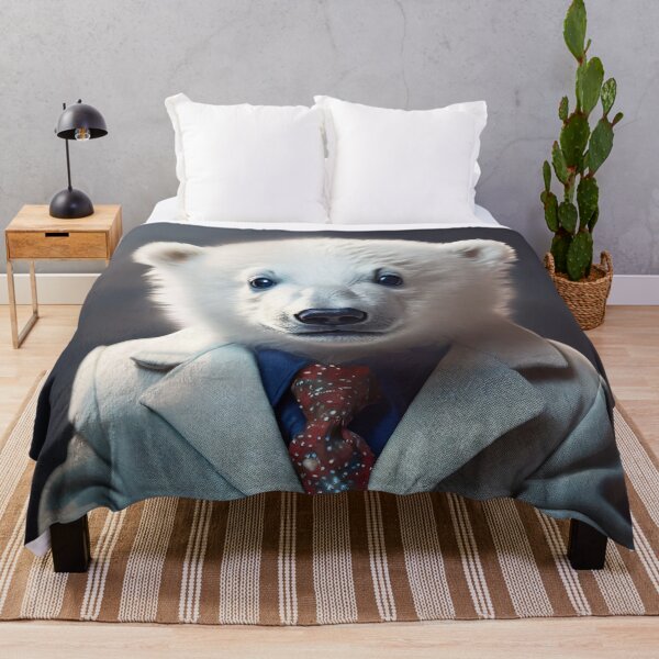 Item preview, Polar Bear - Dressed Cute Animals - Baby Animal Portrait designed and sold by 123animals.