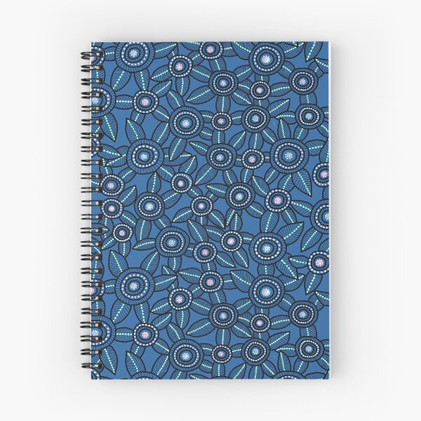 Item preview, NO AI !  Blue Dot Art Flowers designed and sold by ManonElmendorp.