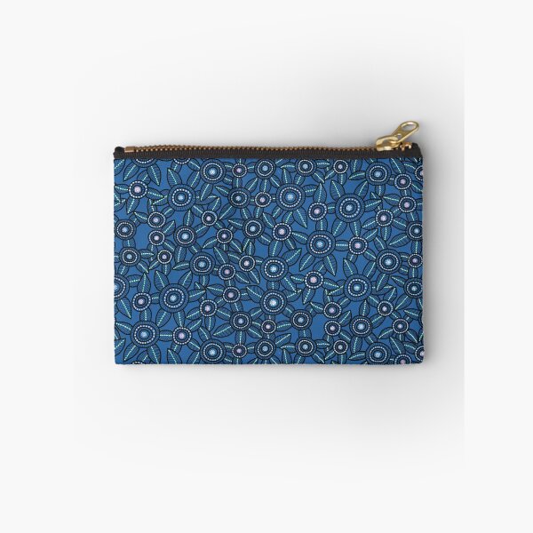 Item preview, NO AI !  Blue Dot Art Flowers designed and sold by ManonElmendorp.