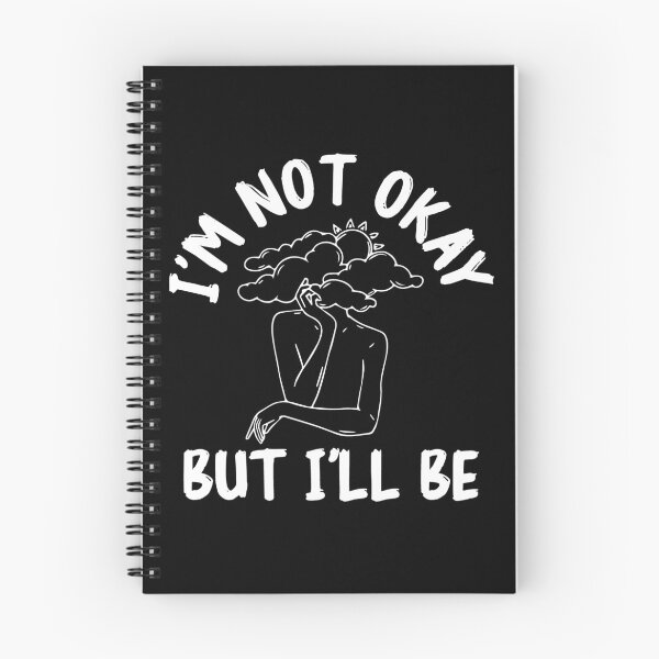 Item preview, okay not okay: its ok and not fine quotes designed and sold by The  Knick Knack Nook.