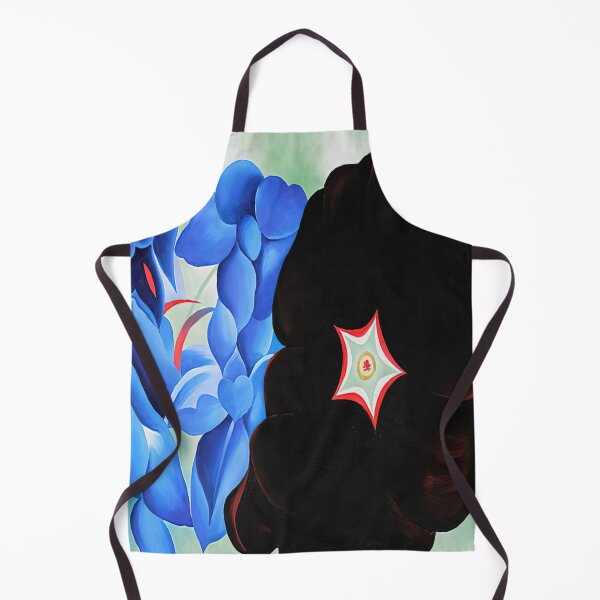Artikelvorschau, Georgia O'Keeffe - Schwarze Stockrose - Blauer Rittersporn entworfen und verkauft von 4syntart.