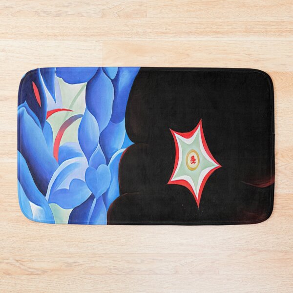 Item preview, Georgia O'Keeffe - Black Hollyhock - Blue Larkspur designed and sold by 4syntart.
