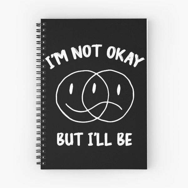 Item preview, Not fine quotes: Im down and not okay for sad people designed and sold by The  Knick Knack Nook.