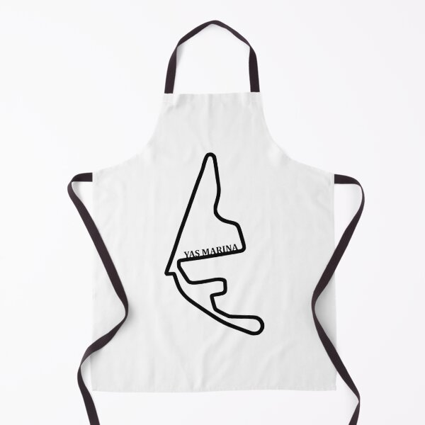 Item preview, Minimalist design of the Yas Marina Formula 1 circuit in Abu Dhabi designed and sold by Jerhus.