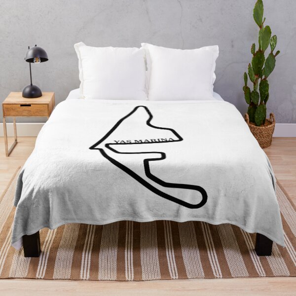 Item preview, Minimalist design of the Yas Marina Formula 1 circuit in Abu Dhabi designed and sold by Jerhus.