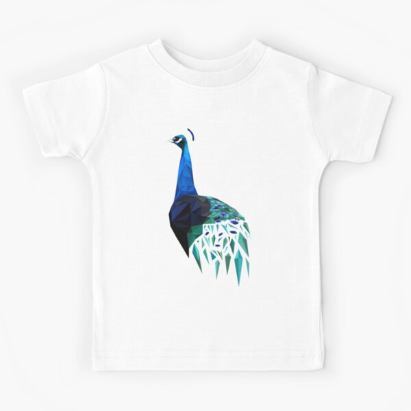 Poly Peacock Kids T-Shirt