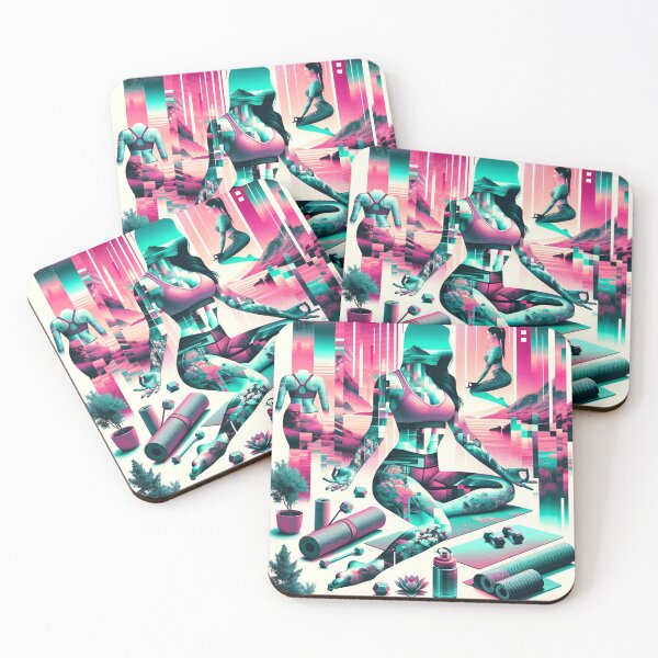 Item preview, Cyber Yoga: The Fusion of Nature and Technology designed and sold by JoYipYipYip.