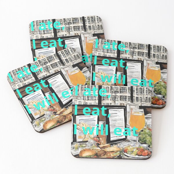 Item preview, I ate, I eat, I will eat, food waste designed and sold by LYDIA0304.