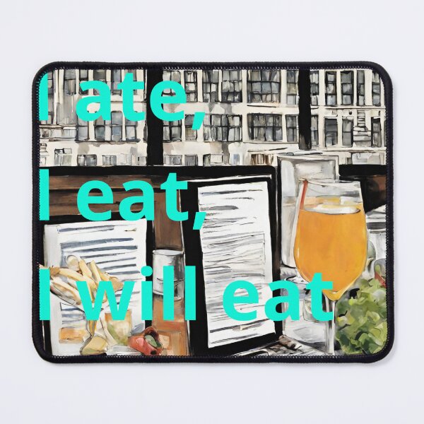 Item preview, I ate, I eat, I will eat, food waste designed and sold by LYDIA0304.