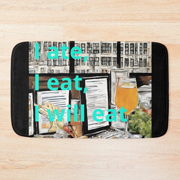 Item preview, I ate, I eat, I will eat, food waste designed and sold by LYDIA0304.