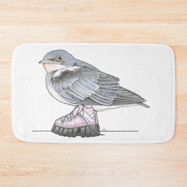 Item preview, Swallow Fledgling in Chunky Platform Boots designed and sold by JimsBirds.