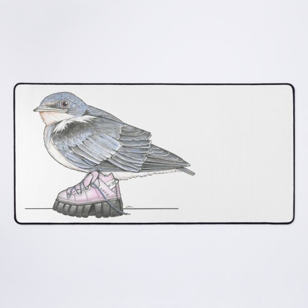 Item preview, Swallow Fledgling in Chunky Platform Boots designed and sold by JimsBirds.
