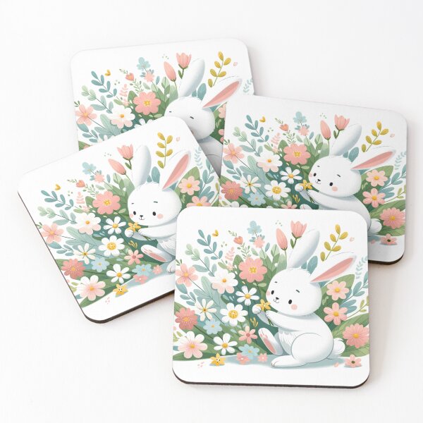 Item preview, Cute Rabbit in Spring designed and sold by StardustShinnie.