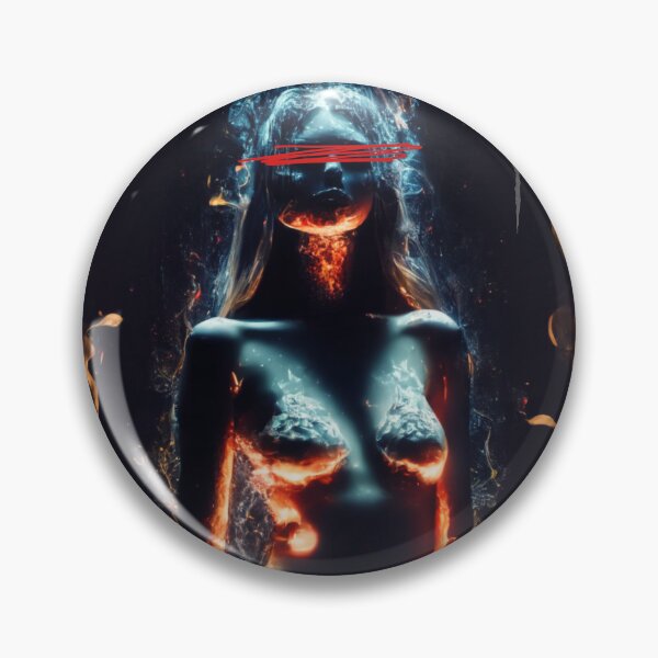 Item preview, Vandalized Fire Goddess designed and sold by Mlaniel.
