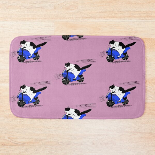 Item preview, Cat on the motorcycle designed and sold by Kater1naart.